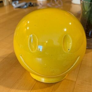 Mccoy Yellow Ceramic Coin Bank